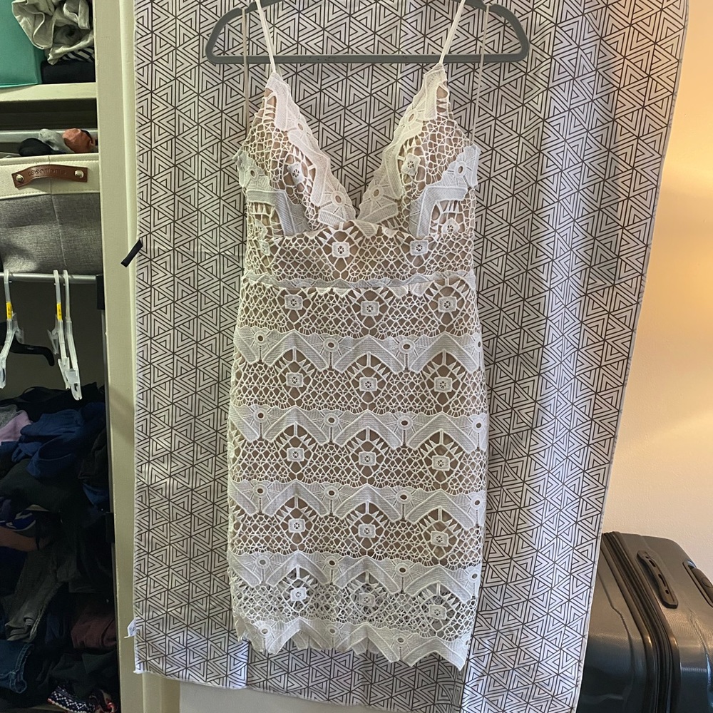 Lulu’s | Crochet Lace Detail Dress NWT